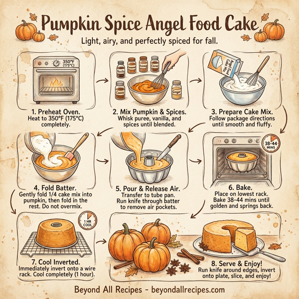 Pumpkin Spice Angel Food Cake instructions