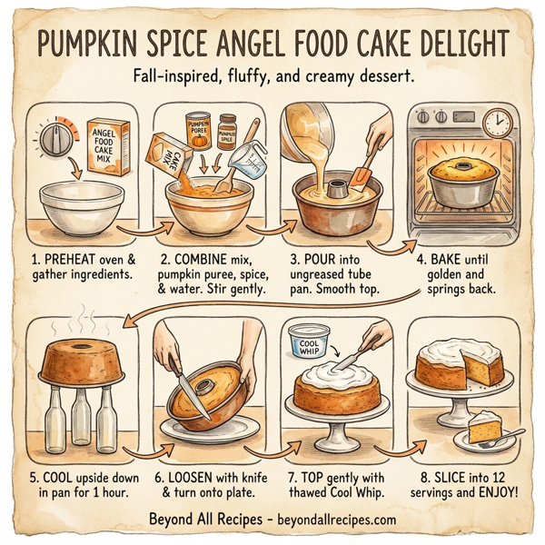 Pumpkin Spice Angel Food Cake Delight instructions