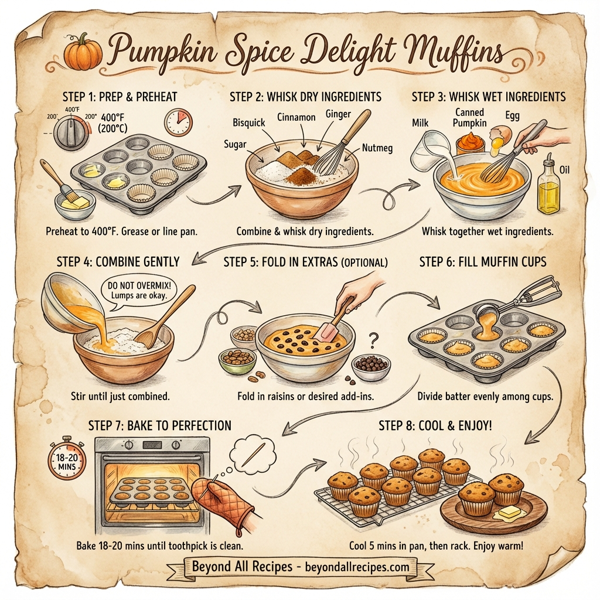Pumpkin Spice Delight Muffins instructions