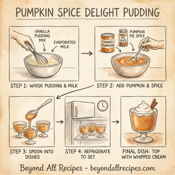 Pumpkin Spice Delight Pudding instructions