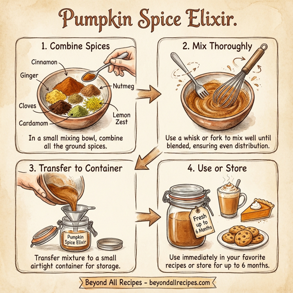 Pumpkin Spice Elixir instructions