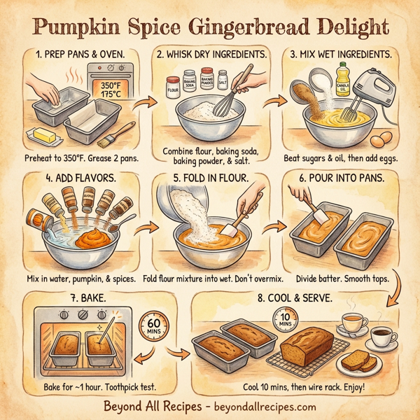Pumpkin Spice Gingerbread Delight instructions