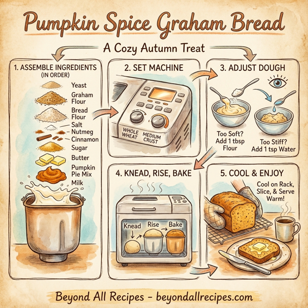 Pumpkin Spice Graham Bread instructions