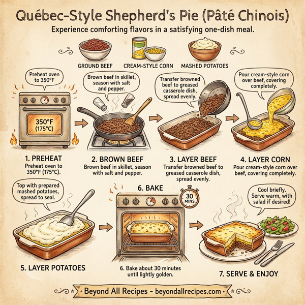 Québec-Style Shepherd's Pie (Pâté Chinois) instructions