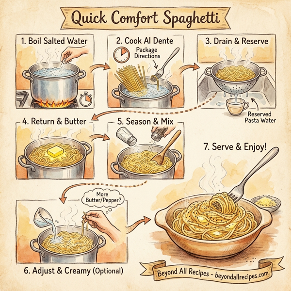 Quick Comfort Spaghetti instructions