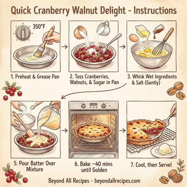 Quick Cranberry Walnut Delight instructions