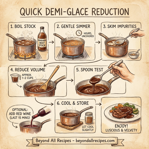 Quick Demi-Glace Reduction instructions