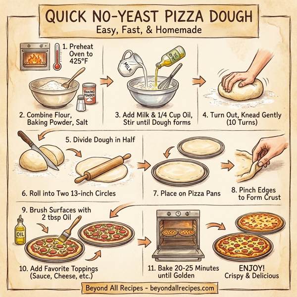 Quick No-Yeast Pizza Dough instructions