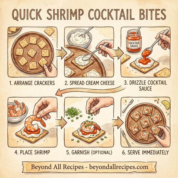 Quick Shrimp Cocktail Bites instructions