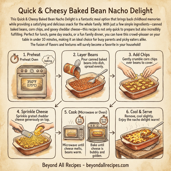Quick & Cheesy Baked Bean Nacho Delight instructions