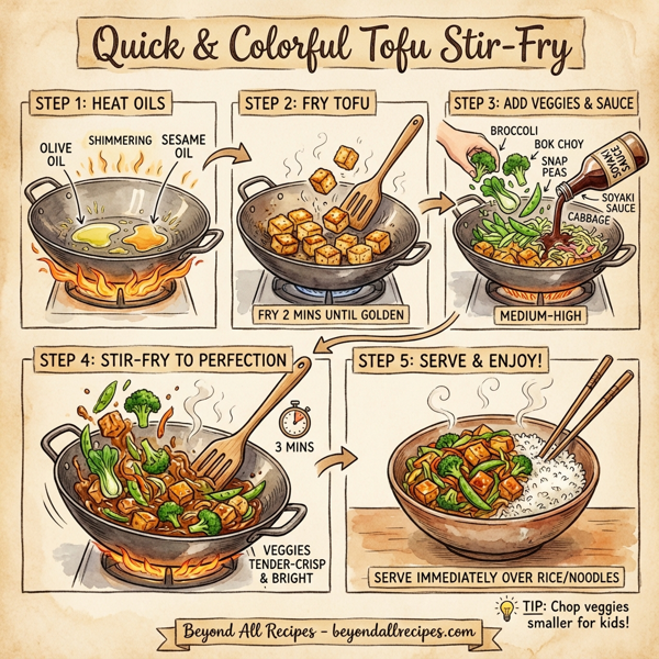 Quick & Colorful Tofu Stir-Fry instructions