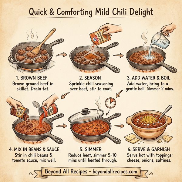 Quick & Comforting Mild Chili Delight instructions