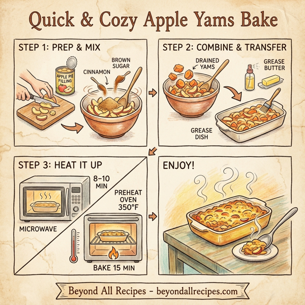 Quick & Cozy Apple Yams Bake instructions