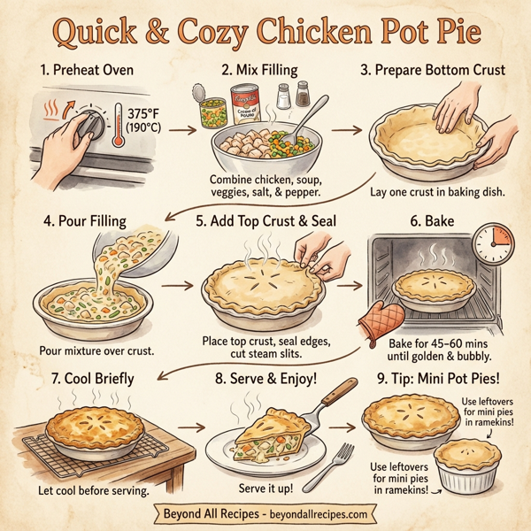Quick & Cozy Chicken Pot Pie instructions