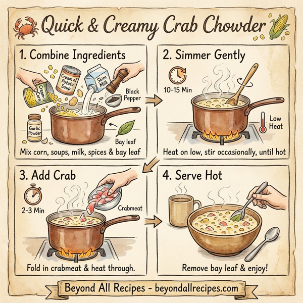 Quick & Creamy Crab Chowder instructions