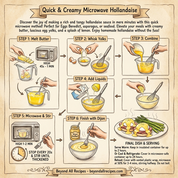 Quick & Creamy Microwave Hollandaise instructions