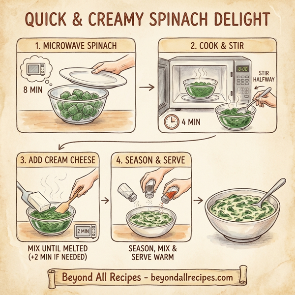 Quick & Creamy Spinach Delight instructions