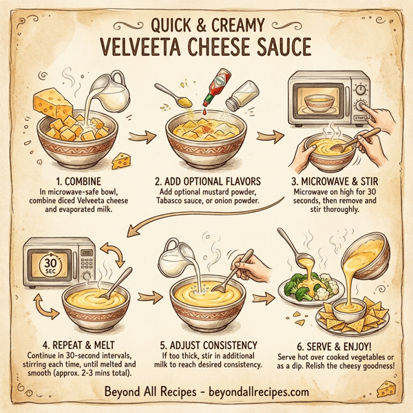 Quick & Creamy Velveeta Cheese Sauce instructions