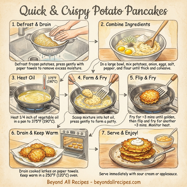 Quick & Crispy Potato Pancakes instructions