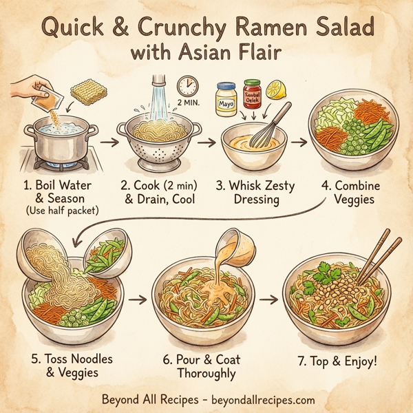 Quick & Crunchy Ramen Salad with Asian Flair instructions
