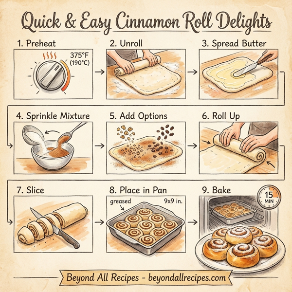 Quick & Easy Cinnamon Roll Delights instructions