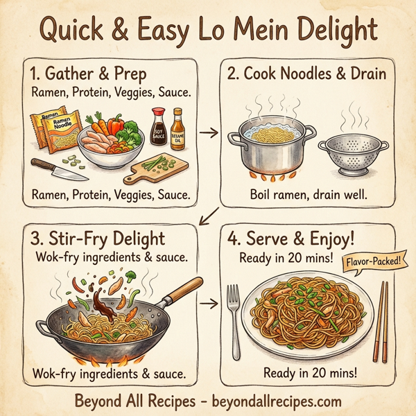 Quick & Easy Lo Mein Delight instructions