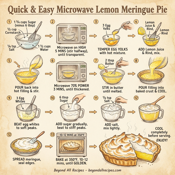 Quick & Easy Microwave Lemon Meringue Pie instructions