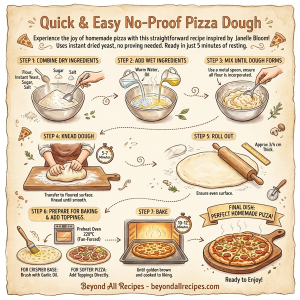 Quick & Easy No-Proof Pizza Dough instructions