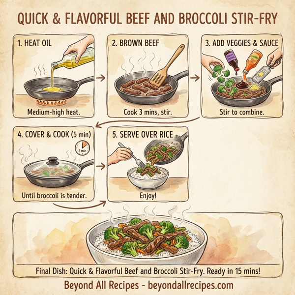 Quick & Flavorful Beef and Broccoli Stir-Fry instructions
