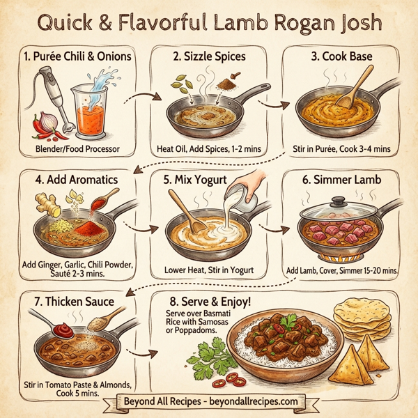 Quick & Flavorful Lamb Rogan Josh instructions