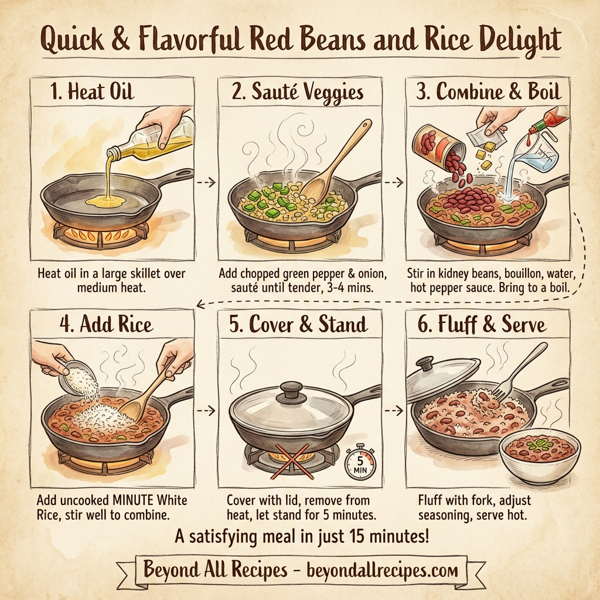 Quick & Flavorful Red Beans and Rice Delight instructions