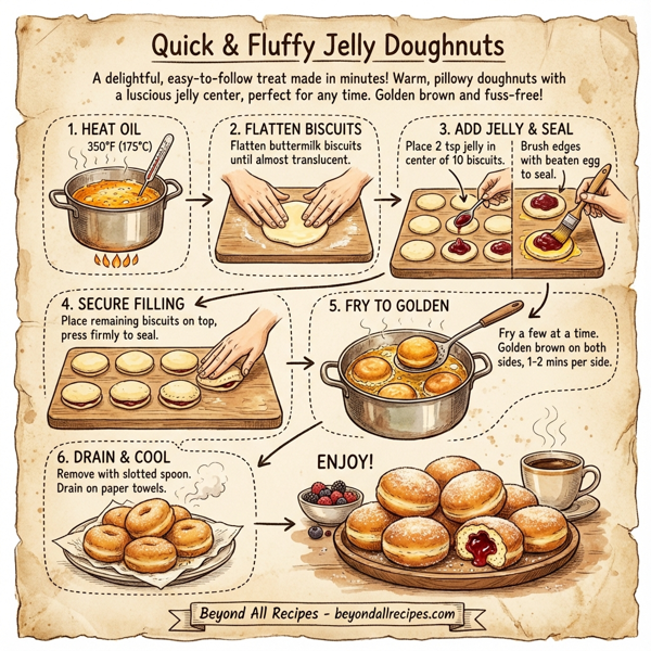 Quick & Fluffy Jelly Doughnuts instructions