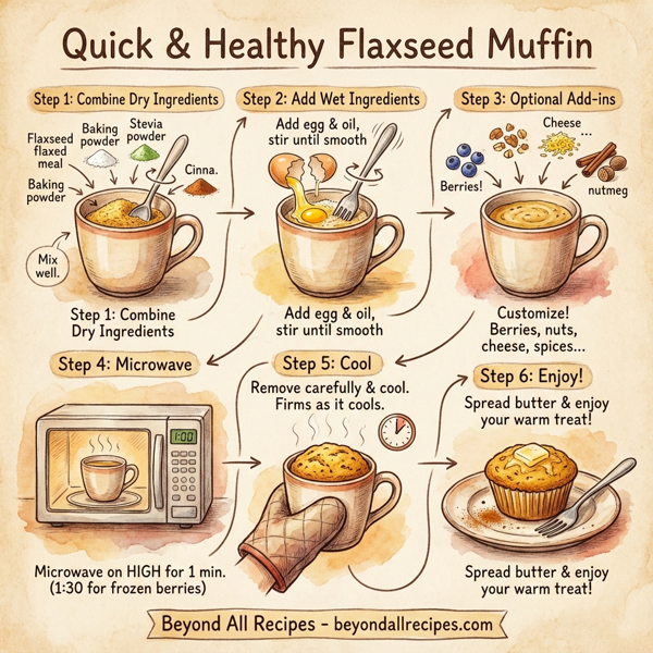Quick & Healthy Flaxseed Muffin instructions