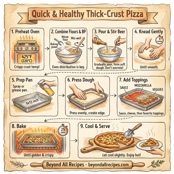Quick & Healthy Thick-Crust Pizza instructions