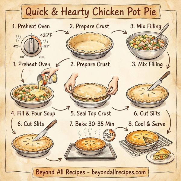 Quick & Hearty Chicken Pot Pie instructions
