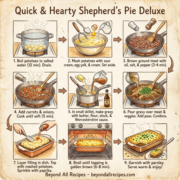 Quick & Hearty Shepherd's Pie Deluxe instructions
