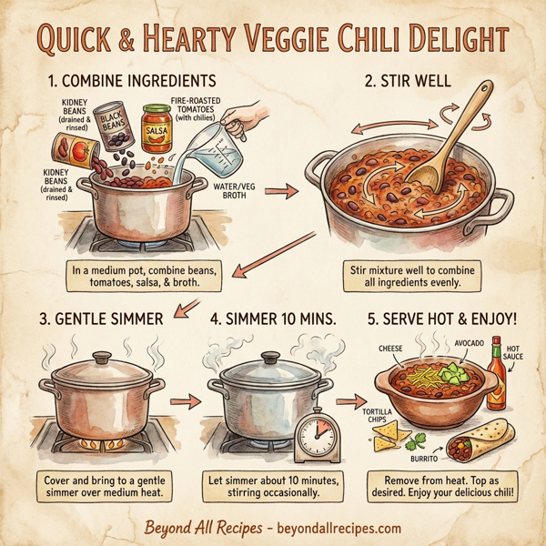 Quick & Hearty Veggie Chili Delight instructions