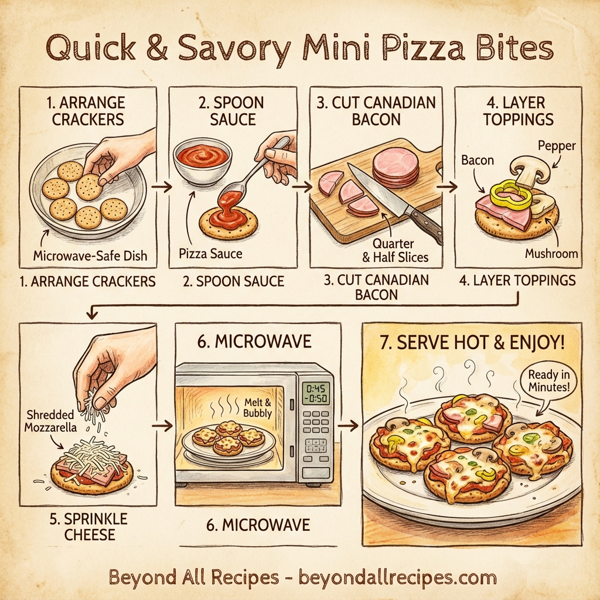 Quick & Savory Mini Pizza Bites instructions