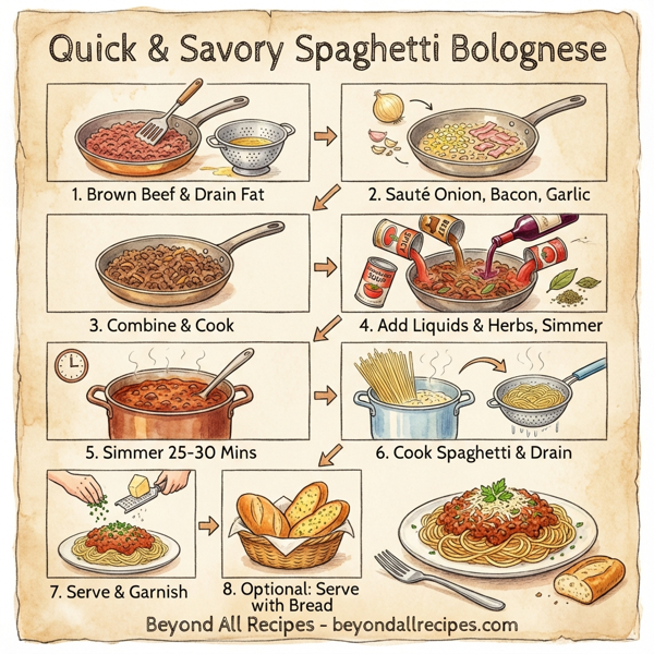 Quick & Savory Spaghetti Bolognese instructions