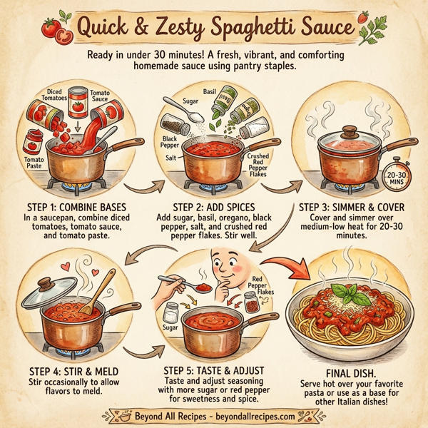 Quick & Zesty Spaghetti Sauce instructions