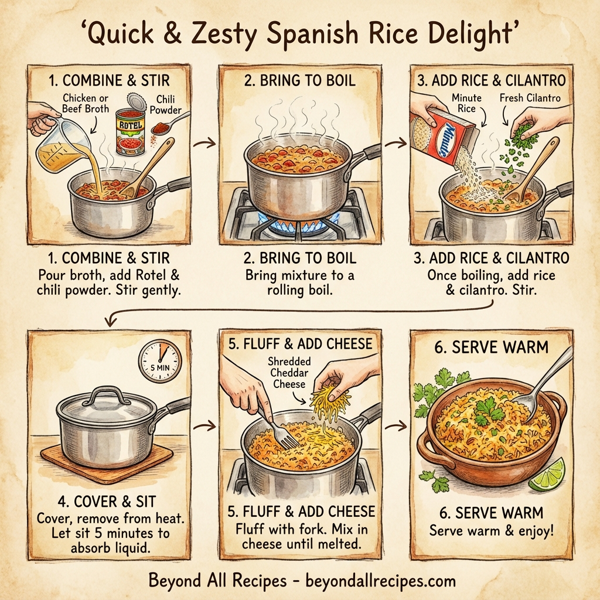 Quick & Zesty Spanish Rice Delight instructions