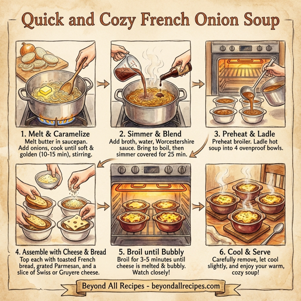 Quick and Cozy French Onion Soup instructions
