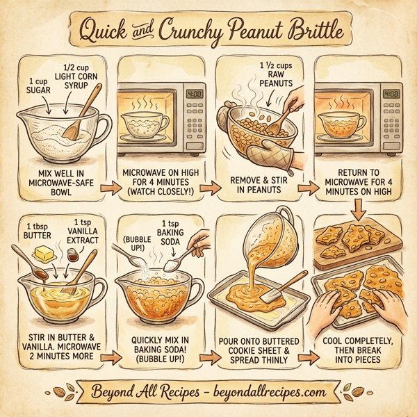 Quick and Crunchy Peanut Brittle instructions