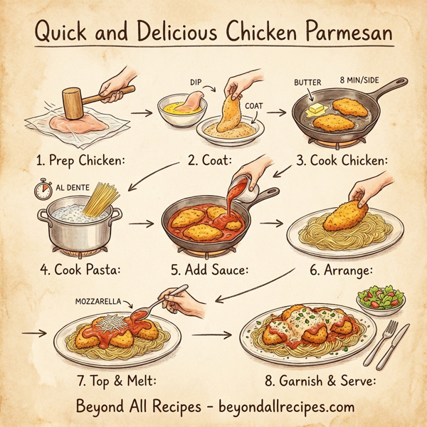 Quick and Delicious Chicken Parmesan instructions