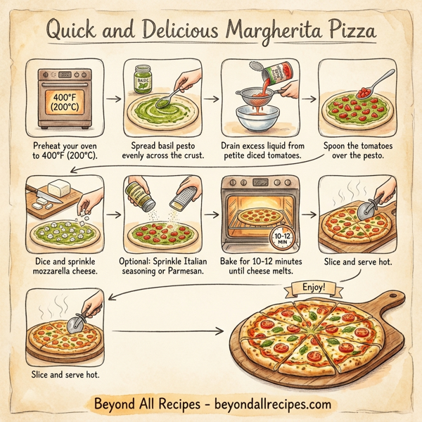 Quick and Delicious Margherita Pizza instructions