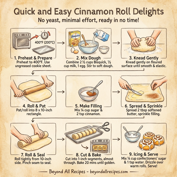 Quick and Easy Cinnamon Roll Delights instructions