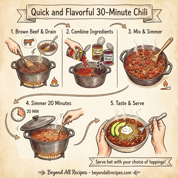 Quick and Flavorful 30-Minute Chili instructions