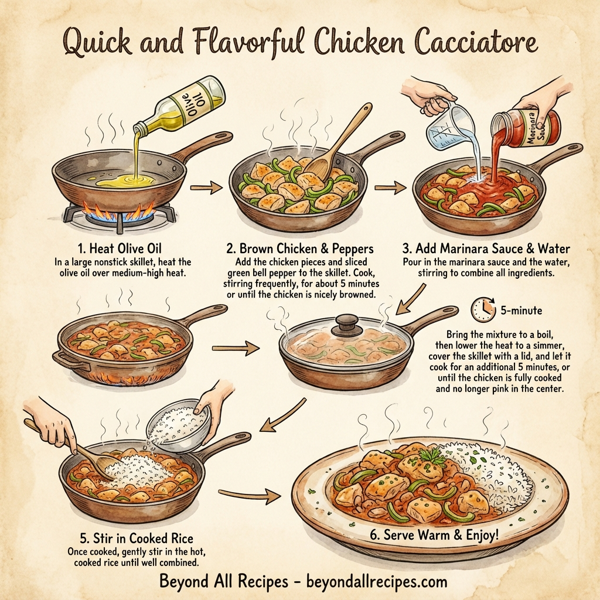 Quick and Flavorful Chicken Cacciatore instructions