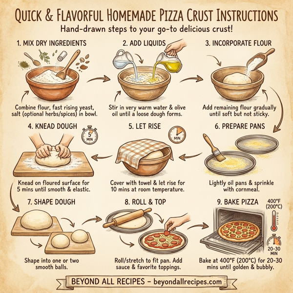 Quick and Flavorful Homemade Pizza Crust instructions