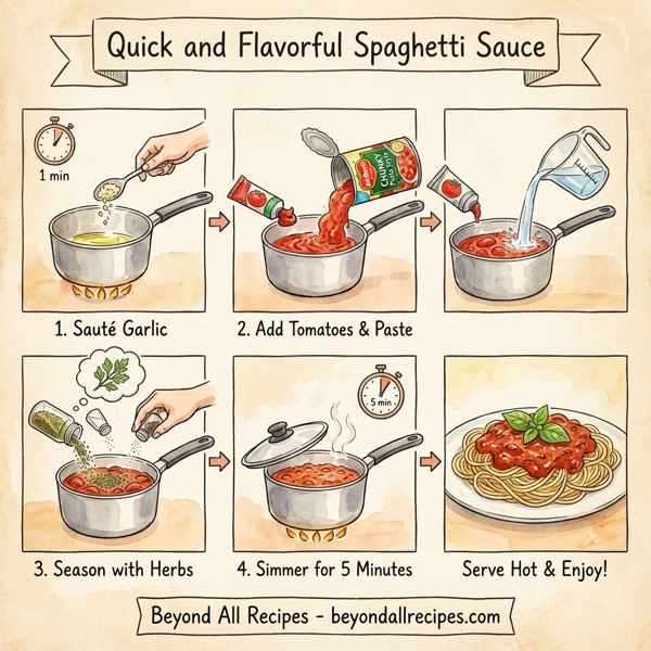 Quick and Flavorful Spaghetti Sauce instructions